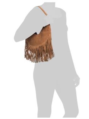 Harbour 2nd Mini  Y2K  Festival Suede Fringe  Short-Strap Hobo Underarm Bag